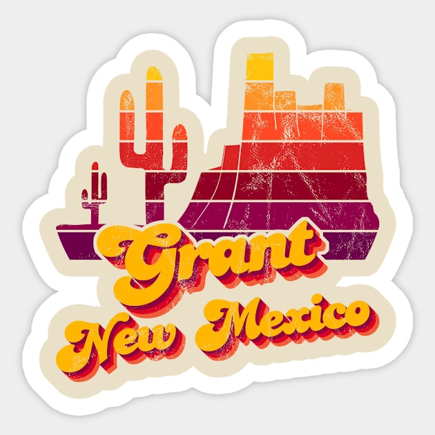 Grant New Mexico Sticker by Jennifer